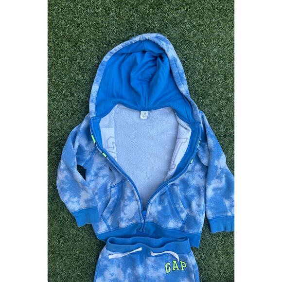 Gap Kids 2-Piece Sweatsuit – Blue Cloud Print – Toddler Size 5 - Picture 5 of 5